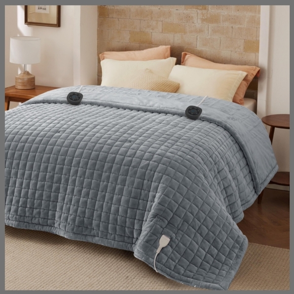 Bedsure Other - Bedsure Electric Blanket Queen Size - Dual Control (84x90 inches, Grey)
